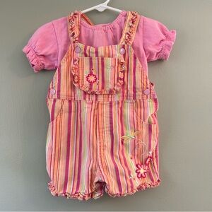 Vintage Floral Overalls